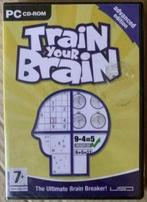 PC game CD-ROM Train your brain; 7+; in cellofaan NIEUW, Spelcomputers en Games, Games | Pc, Ophalen of Verzenden, Nieuw, Puzzel en Educatief