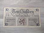 Mooi biljet 10 gulden geldzuivering Lieftinck, 1945, Ophalen of Verzenden, 10 gulden