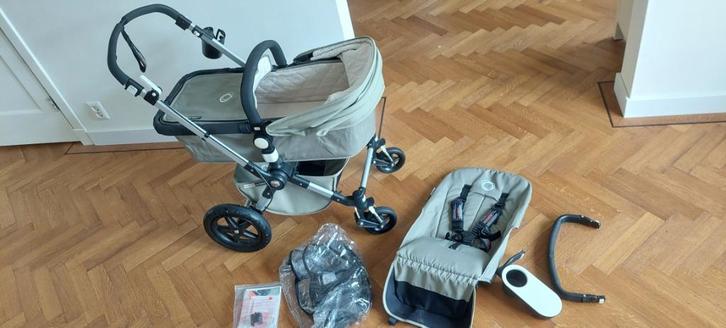Bugaboo Cameleon 3 Classic Khaki, Kinderen en Baby's, Kinderwagens en Combinaties, Gebruikt, Combiwagen, Bugaboo, Met reiswieg