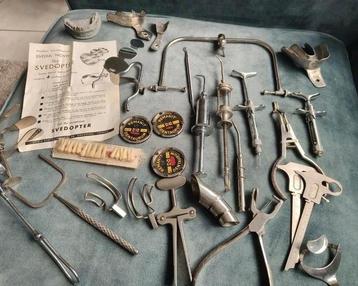 COLLECTIE TANDARTS INSTRUMENTEN  beschikbaar voor biedingen