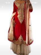 Handgemaakte Rajasthani Suit - XS/S, Ophalen of Verzenden, Zo goed als nieuw, Rood