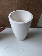 Elho pure soft round high vaas 60cm wit, Ophalen, Kunststof, Gebruikt, 50 tot 75 cm