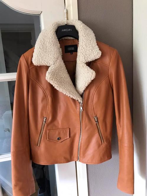 Ibana leren Bibi jasje cognac kleur. Mt. 38, Kleding | Dames, Jasjes, Kostuums en Pakken, Zo goed als nieuw, Maat 38/40 (M), Bruin