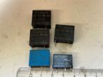 Relais 12V DC 5A 1x maak contact 5 stuks, Ophalen of Verzenden, Gebruikt