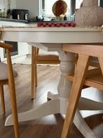 IKEA INGATORP uitschuifbare tafel wit, Ophalen, Zo goed als nieuw, Rechthoekig, 50 tot 100 cm