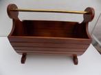 Lektuurbak jaren 70 vintage retro brocante hout, Huis en Inrichting, Ophalen of Verzenden, Gebruikt