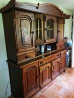 Eiken buffetkast, Huis en Inrichting, Kasten | Buffetkasten, Ophalen, Gebruikt, 25 tot 50 cm, 200 cm of meer