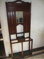 Antieke vintage wandkapstok staande kapstok,spiegel kapstok, Huis en Inrichting, Woonaccessoires | Kapstokken, Gebruikt, 200 cm of meer