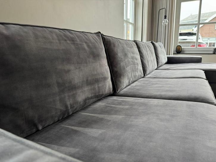 Milano v Cartel Living 4-zits bank met lounger, Huis en Inrichting, Banken | Sofa's en Chaises Longues, Gebruikt, Vierpersoons of meer