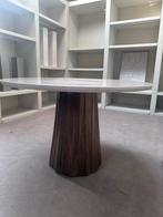 Eettafel Marmer Beige 120 cm, Rond, Ophalen of Verzenden, Zo goed als nieuw, X