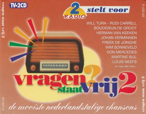 Vragen Staat Vrij Vol. 2 2 CD De Mooiste Nederlandstalige, Cd's en Dvd's, Cd's | Nederlandstalig, Levenslied of Smartlap, Boxset