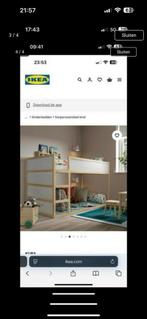 IKEA Kura Bed, Ophalen, 85 tot 100 cm, Zo goed als nieuw, Hoogslaper of Stapelbed