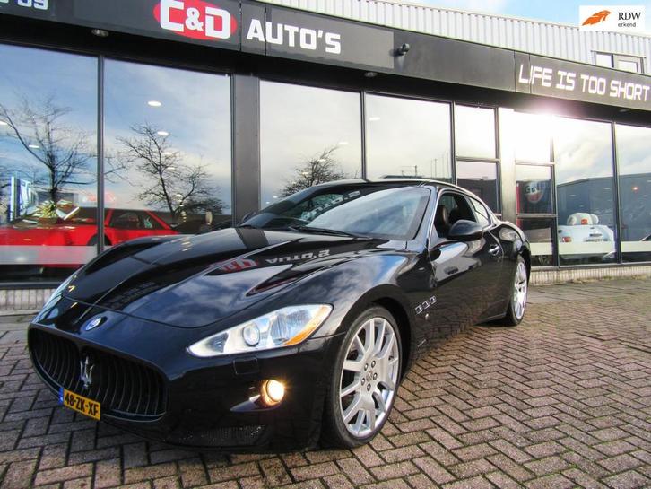 Maserati GranTurismo 4.2 2007 INCL HIST. CARBON SPORT UITV, Auto's, Maserati, Bedrijf, Te koop, Granturismo, Lederen bekleding