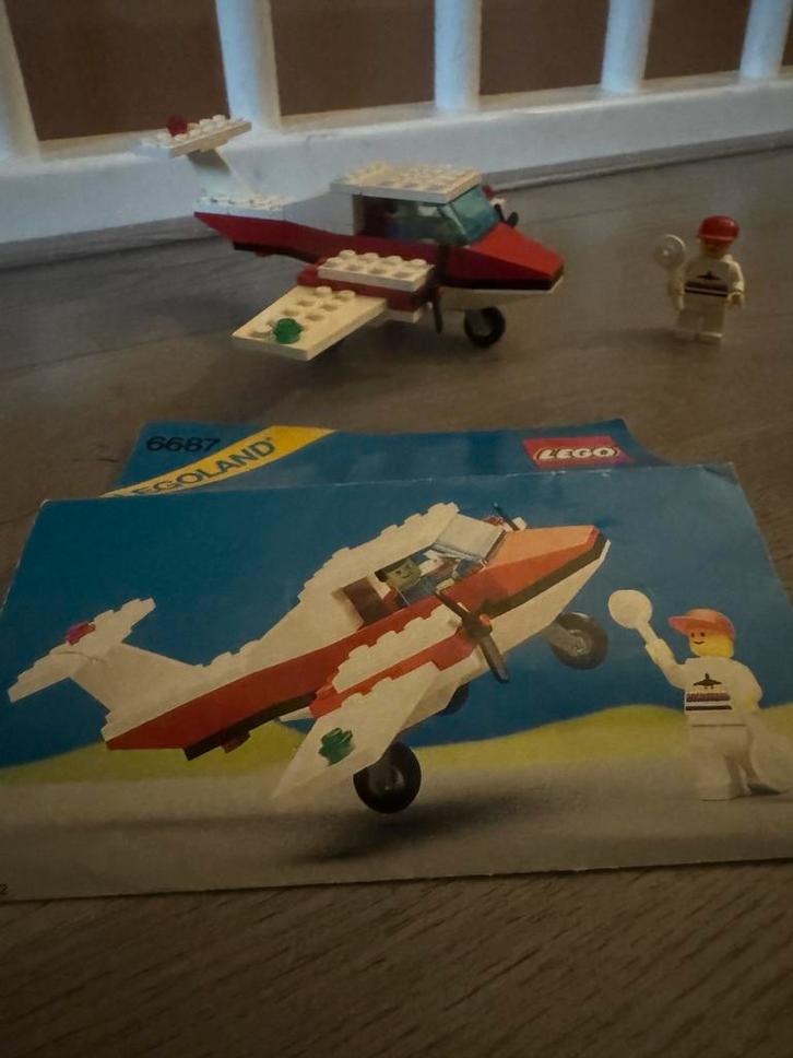 Lego 6687 - Vliegtuig met Minifiguur, Kinderen en Baby's, Speelgoed | Duplo en Lego, Gebruikt, Lego, Complete set, Ophalen