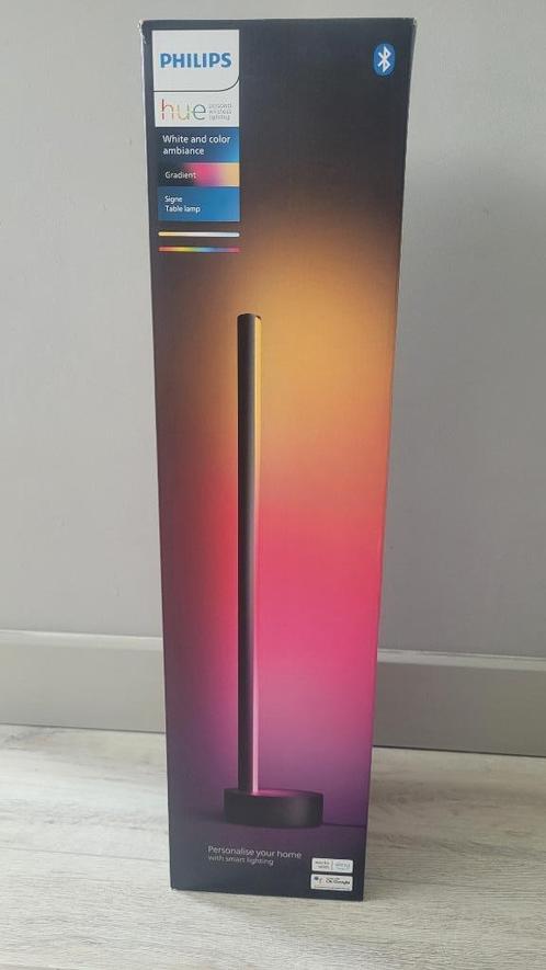 NIEUW: Philips Hue Signe tafellamp zwart, Huis en Inrichting, Lampen | Losse lampen, Nieuw, Led-lamp, Minder dan 30 watt, Ophalen of Verzenden