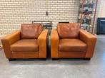 Robuuste leren fauteuils!, Huis en Inrichting, Fauteuils, Ophalen, 75 tot 100 cm, Niet bekend, HPM Selection