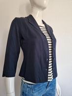Zilch blouse met reverskraag. Maat XS. Donkerblauw., Kleding | Dames, Blouses en Tunieken, Blauw, Nijmegen, Verhip-vintage.nl