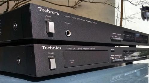 Technics SU-A8 Pre amp+ SE-A7 Stereo DC Power Amp vintage, Audio, Tv en Foto, Stereo-sets, Gebruikt, Overige merken, Losse componenten