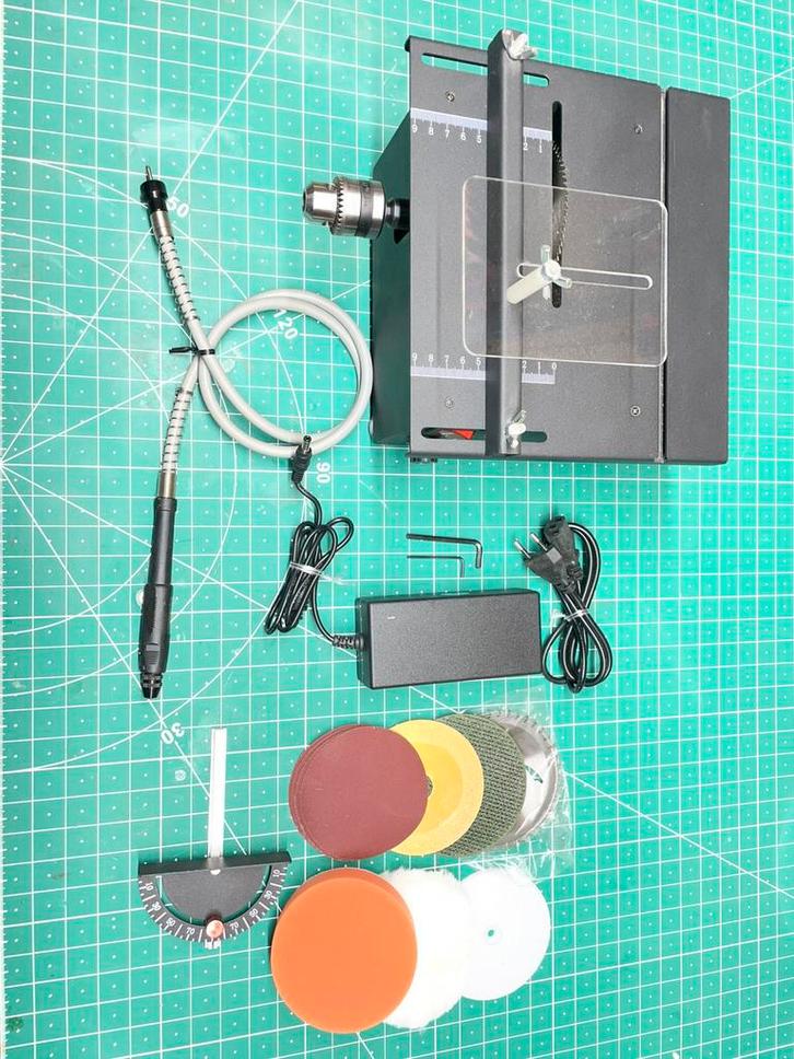 Cirkelzaagtafel met boorkop voor modelbouw, Hobby en Vrije tijd, Modelbouw | Overige, Gebruikt, Ophalen of Verzenden