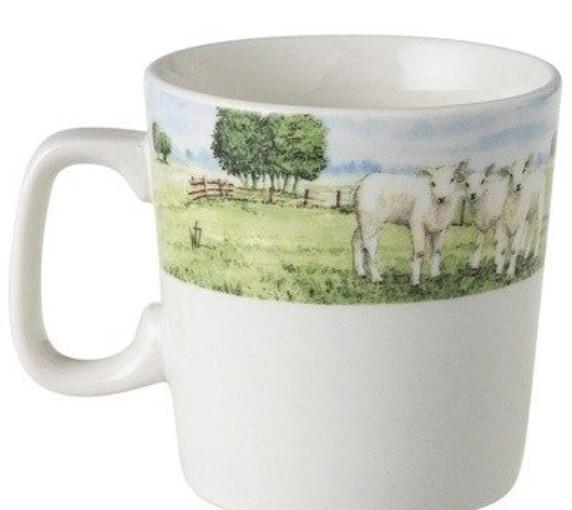 Wiebe van der Zee Koffiemok kraamvisite!, Huis en Inrichting, Keuken | Servies, Gebruikt, Kop(pen) en/of Schotel(s), Overige stijlen