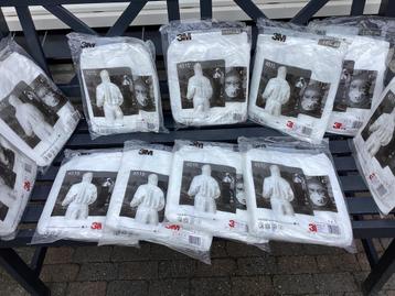7 stuks  *3m beschermende wegwerp overall 4515 XL + capuchon beschikbaar voor biedingen