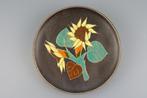 Ruscha wandbord zonnebloem, 717-0, vintage, 50's keramiek, Ophalen of Verzenden