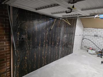 Zwart Marmer Wandpaneel 240x122cm beschikbaar voor biedingen