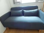 Sofa FULL Bed with 2/3 Seats Grey/Blue, Ophalen, 150 tot 200 cm, Driepersoons, 75 tot 100 cm