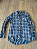 G-Star geruit overhemd -  maat L, Kleding | Heren, Overhemden, G-Star Raw, Blauw, Ophalen of Verzenden, Zo goed als nieuw