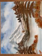 Winter scenery, Antiek en Kunst, Ophalen of Verzenden