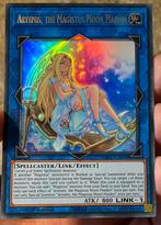 Yu-Gi-Oh! Artemis, the Magistus Moon Maiden RA01 1st Ed !, Verzenden, Zo goed als nieuw, Losse kaart, Foil