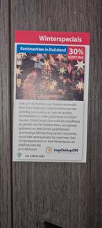 Kerstmarkten in Duitsland voordeelbon voor 30% korting, Drie personen of meer, Kortingsbon