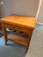 Houten hakblok, Ophalen, Gebruikt