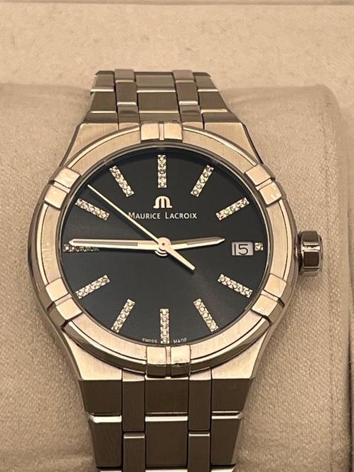 Maurice Lacroix Aikon Ladies 35mm Quartz Diamant AI1106, Sieraden, Tassen en Uiterlijk, Horloges | Dames, Gebruikt, Polshorloge