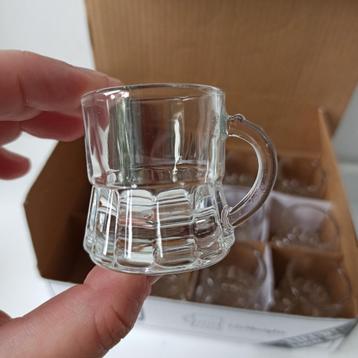 Shotglazen 11x. Randvol 19 ml, nieuw! beschikbaar voor biedingen