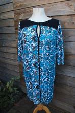 Jurk blauw/ wit/ zwart Marccain mt N4 (40/42) Vaste prijs AA, Kleding | Dames, Maat 38/40 (M), Blauw, Ophalen of Verzenden, Zo goed als nieuw