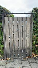 Houten tuinpoort 110 cm, Tuin en Terras, Tuinpoorten, Ophalen, Gebruikt, 100 tot 150 cm, Draaipoort