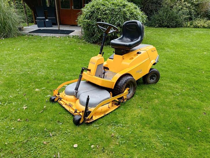 Stiga villa elegance hydrostaat frontmaaier, Tuin en Terras, Zitmaaiers, Gebruikt, 90 tot 120 cm, Elektrische starter, Mulchfunctie