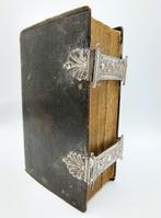 Bijbel met zilveren sloten, A.H. Lazonder, Schoonhoven, 1842, Verzenden, Bijbel