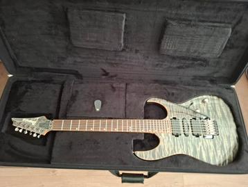 Ibanez Premium RG870QMZ - Black Ice beschikbaar voor biedingen