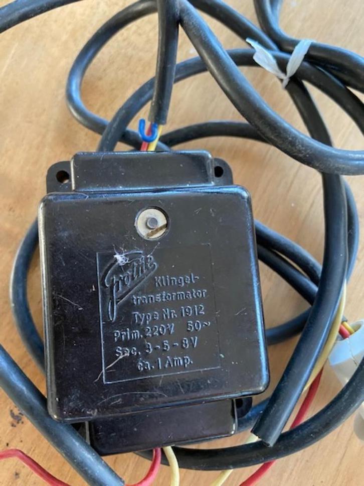 transformator Gorthe Klingel typ 1912 en Siemens trein trafo, Hobby en Vrije tijd, Modeltreinen | H0, Gebruikt, Transformator of Voeding