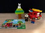 Duplo 10901 Brandweerwagen Compleet, Ophalen of Verzenden, Zo goed als nieuw, Complete set, Duplo