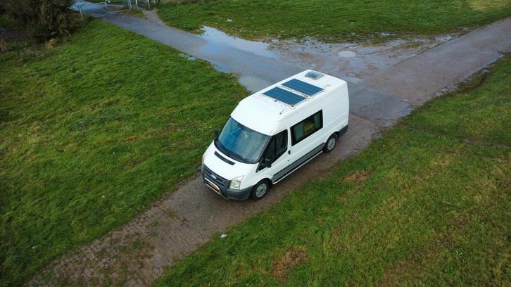 Ford transit camper 2009 (zelfbouw 2024), Caravans en Kamperen, Campers, Particulier, tot en met 2, Buscamper of Camperbus, Ford