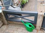 Hekwerk hout en metaal. € 150.--, Tuin en Terras, Tuinhekken en Hekwerk, Ophalen, Gebruikt, Sierhekwerk, Overige materialen
