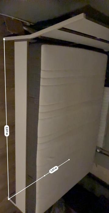 Ikea bed met matras - afbeelding 2