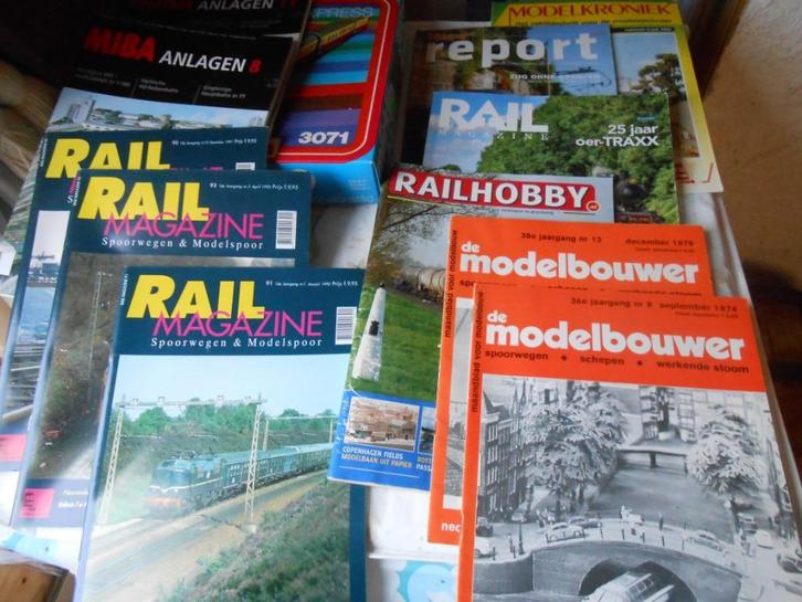Rail Magazine, Rail Hobby, Miba,  11 mooie magazins, FOL 10, Hobby en Vrije tijd, Modeltreinen | H0, Gebruikt, Boek, Tijdschrift of Catalogus