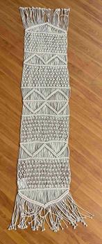 Vintage macramé tafelloper 180/37, Djt@dejuistetoon, Gebruikt, Ophalen of Verzenden, DeJuisteToon