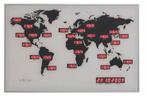 Nextime World Clock, Ophalen of Verzenden, Gebruikt, Digitaal, Wandklok