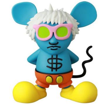 Keith Haring - Andy Mouse Limited Edition Blue (Nieuw !!) beschikbaar voor biedingen