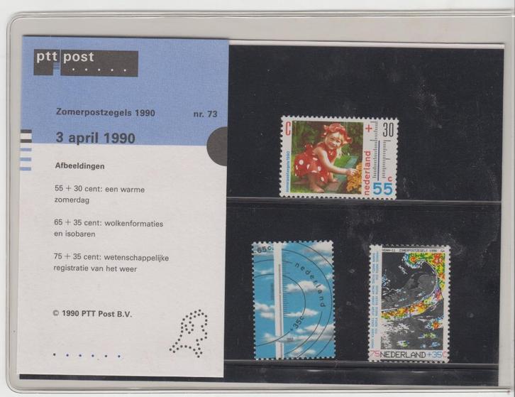 Postzegelmapje Zomerzegels 1990, Postzegels en Munten, Postzegels | Nederland, Postfris, Na 1940, Verzenden